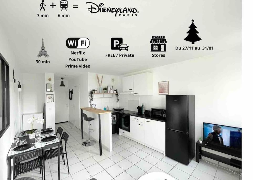 Mickey'S House - Apartments 4 Persons - 10 Min Disneyland Paris Bussy-Saint-Georges Bagian luar foto
