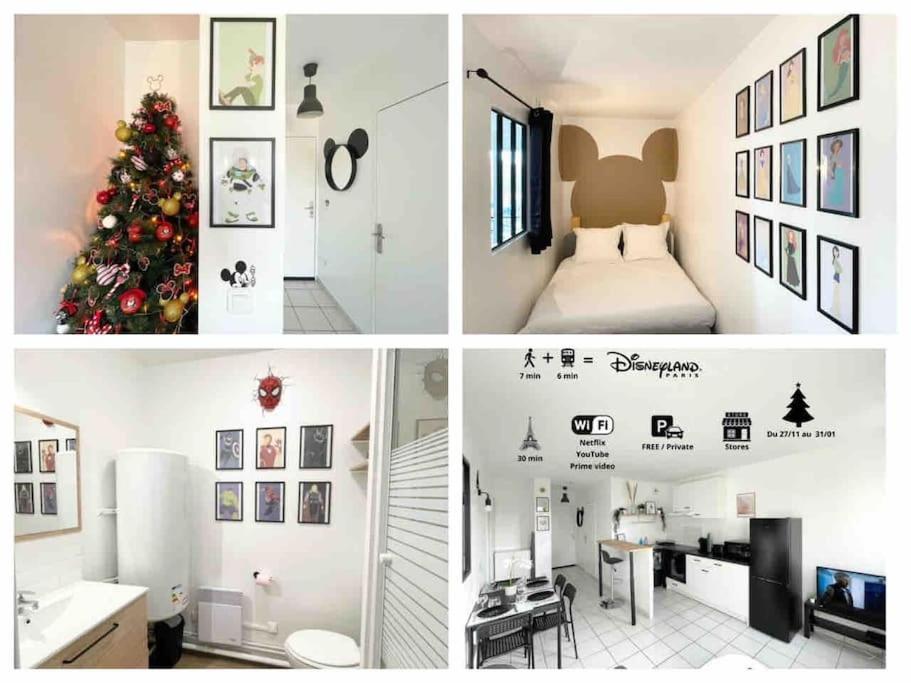 Mickey'S House - Apartments 4 Persons - 10 Min Disneyland Paris Bussy-Saint-Georges Bagian luar foto